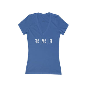 Egg Zac Lee V-Neck Tee (White Wording)