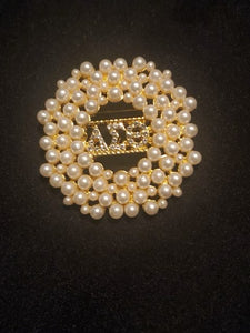 Delta Pearl Brooch