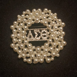 Delta Pearl Brooch