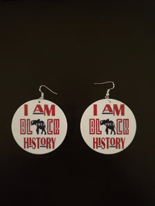 Delta - Black History Earrings